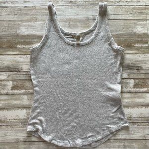 Banana Republic Light Grey Essential Tank Top Size S